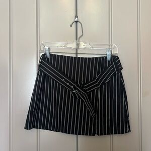 ASOS Black & white pinstripe mini